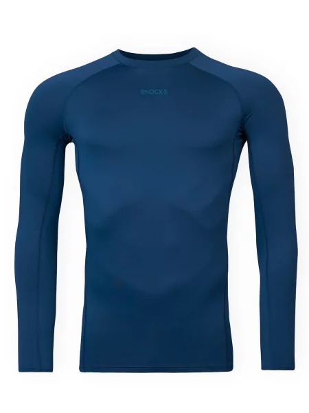 SNOCKS Funkcionalna majica temno modra