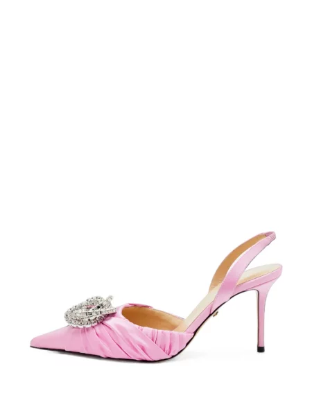 Galaxie pantofi cu toc Mach & Mach slingback roz