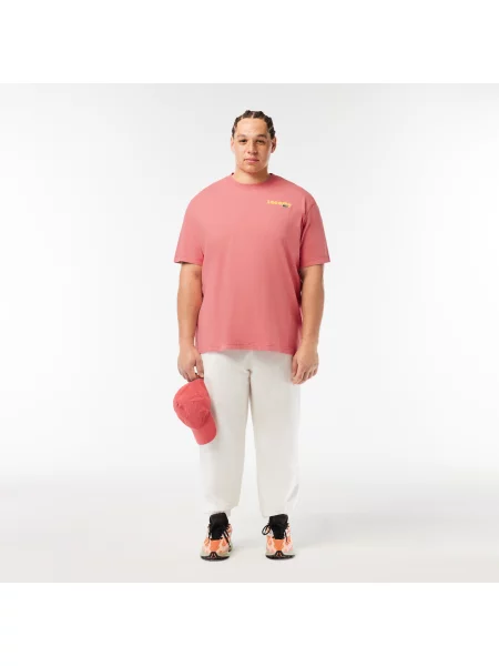 Lacoste Koszulka Lacoste różowa