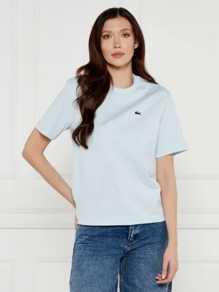 Lacoste Tricou | Relaxed fit albastru