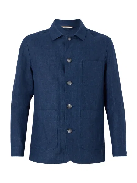 BOSS Prehodna jakna CARPER temno modra