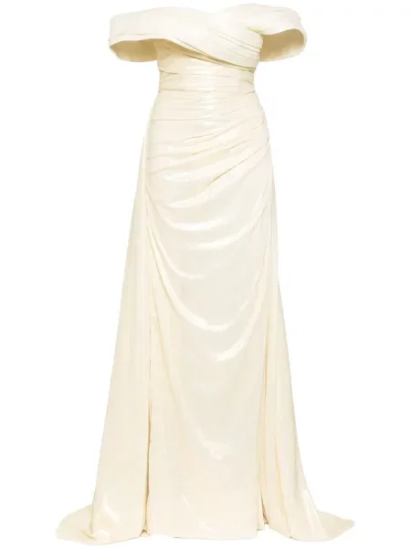 Rochie Saiid Kobeisy de costum galben