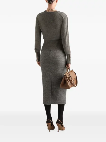 Cardigan Dolce & Gabbana din cașmir gri