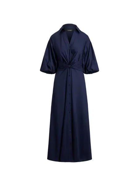Rochie midi Lauren Ralph Lauren albastru