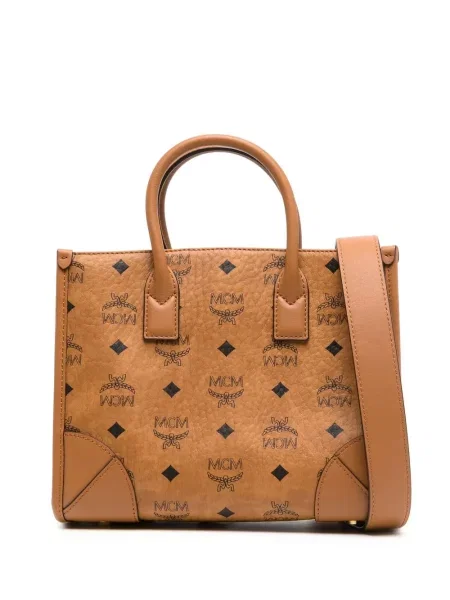 Geantă shopper Mcm maro