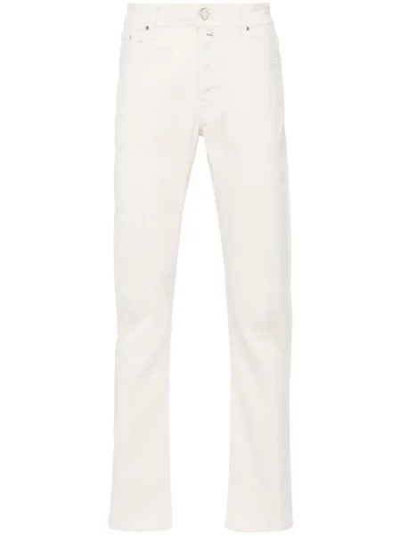 Straight fit džíny Jacob Cohen bílé