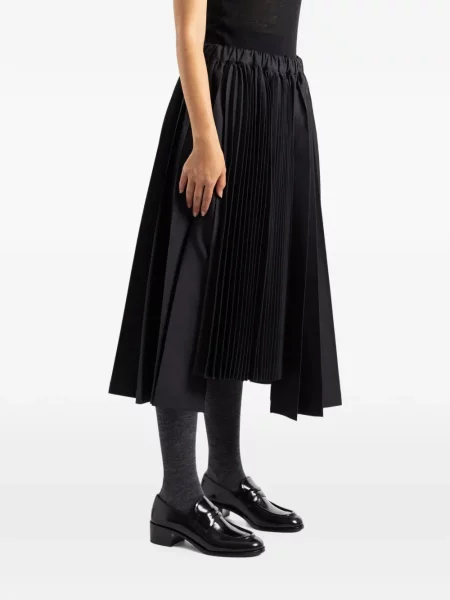 Fustă Comme Des Garçons asimetrică negru