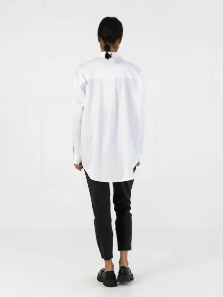 Coster Copenhagen Tricou Boxy alb
