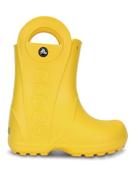 Детские резиновые сапоги Crocs желтые