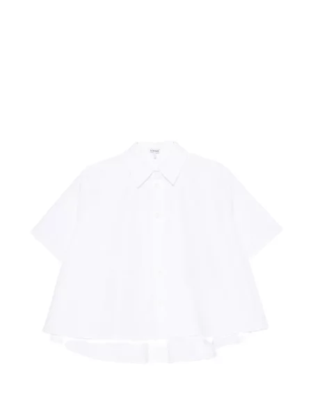 Cămașă Loewe cu broderie alb