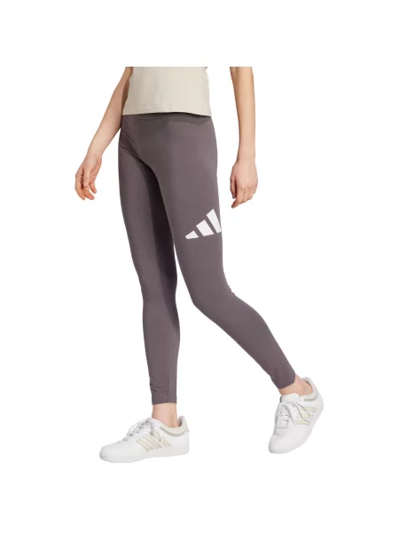 Legginsy adidas Essentials Big Logo Cotton szare