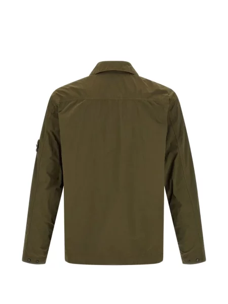 Cămașă Stone Island cu strasuri verde