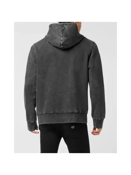 Bluza z kapturem Philipp Plein czarna