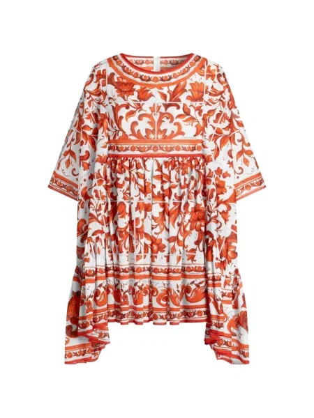 Lung rochie Dolce & Gabbana cu imagine alb