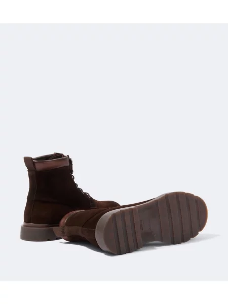 Botine Magnanni din piele de căprioară maro