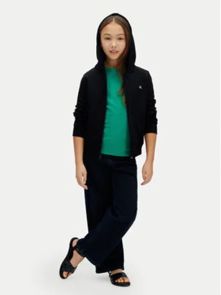 Dětské tričko Calvin Klein Jeans zelené