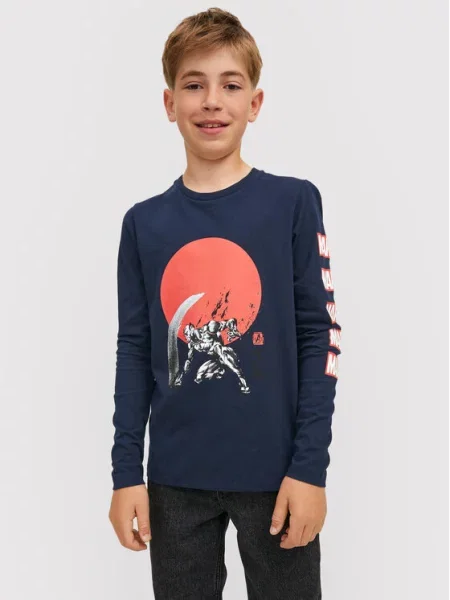 Jack & Jones Junior Bluzka MARVEL granatowy