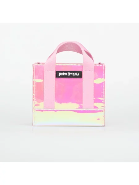 Táska Palm Angels Kids Shiny Mini Tote Pearl Rose/ Black Universal fekete