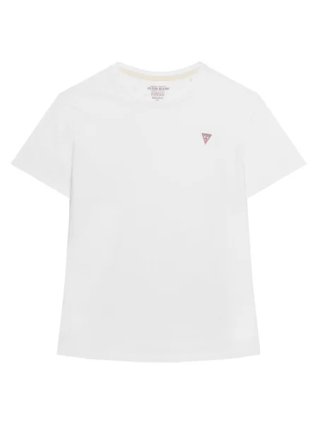 Тениска Guess JEANS Classic Mini Triangle Tee Pure White S бяло