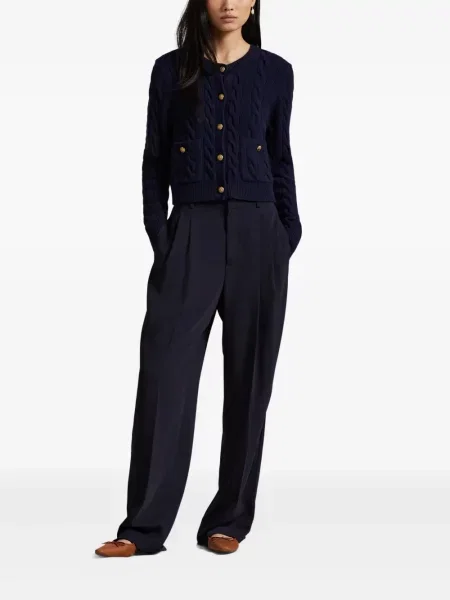 Căciulă Polo Ralph Lauren cu broderie cu dungi cowboy roșu