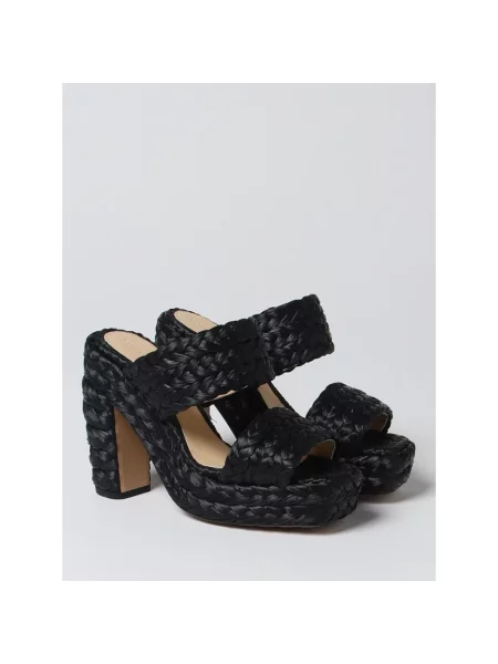 Klapki Bottega Veneta czarne