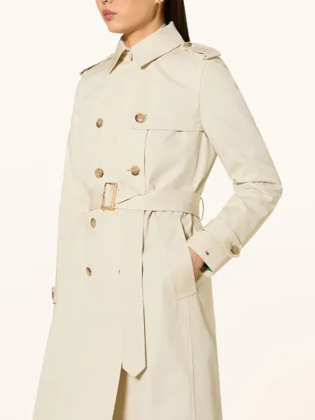 Tommy Hilfiger Trencz weiss beżowy