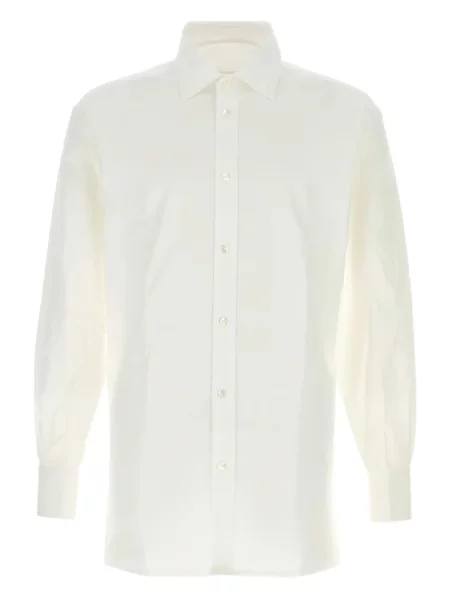 Риза Maison Margiela поплин бяло