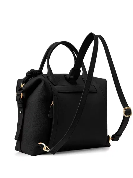 Rucsac Esin Akan din piele negru