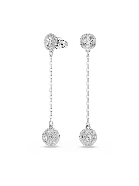 Kolczyki Swarovski szare