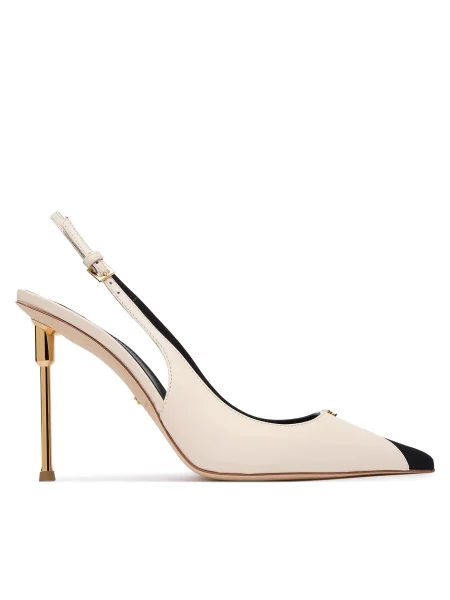Pantofi cu subțire Elisabetta Franchi Crem