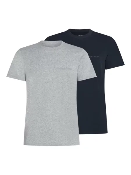 Tricou Karl Lagerfeld cu autograf gri