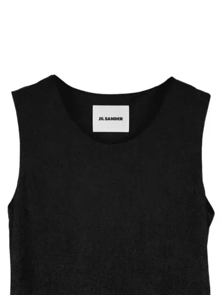 Body Jil Sander fără mâneci negru