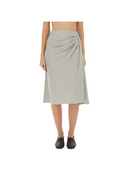 Spódnica Dries Van Noten szara