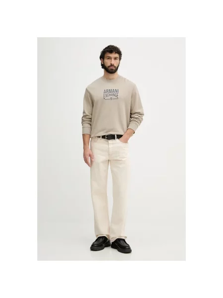 Bluza Armani Exchange beżowa