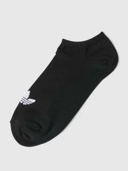 Krótkie skarpety z nadrukiem z logo w zestawie 3 szt. Adidas Originals czarne