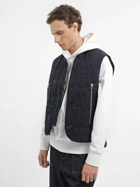 Emporio Armani Жилет з утеплювачем Темно-синій синій