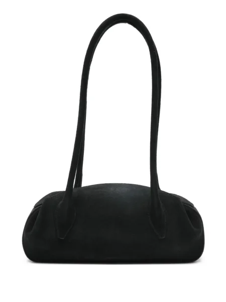 Geantă Yuzefi din piele de căprioară negru