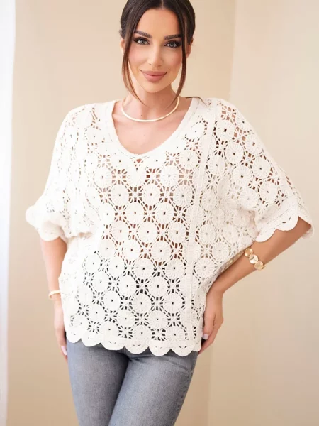 Pulover Kesi Włoski ajurat