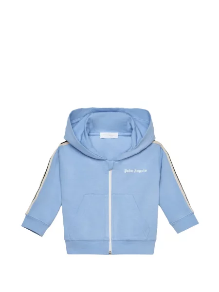 Bluza z kapturem dziecięca Palm Angels niebieska