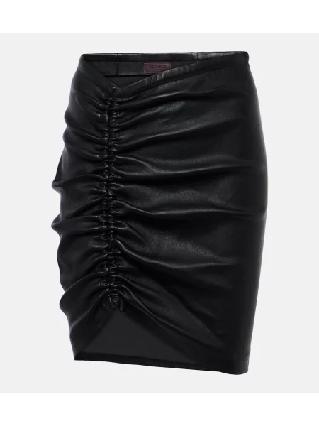 Fustă din piele Stouls negru