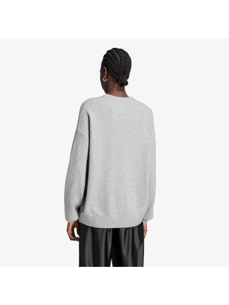 Пуловер adidas Originals Athl Dept Knitted Sweater Medium Grey Heather M сиво