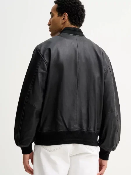 Diesel geacă bomber de piele L-TYPE negru