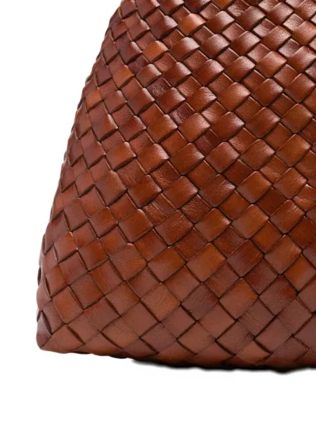Geanta de piele Dragon Diffusion din piele maro