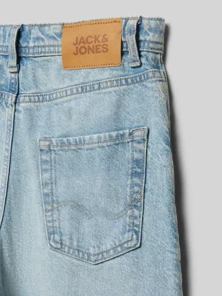 Szorty o kroju straight fit z naszywką z logo model Iron' Jack & Jones