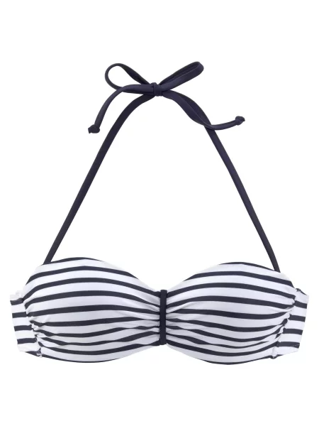 VENICE BEACH Sutien costum de baie Summer / bleumarin alb