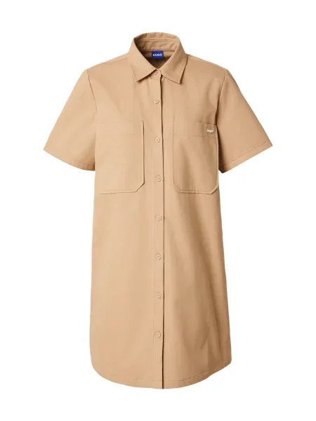 Obleka maxi obleka Hugo Blue bež