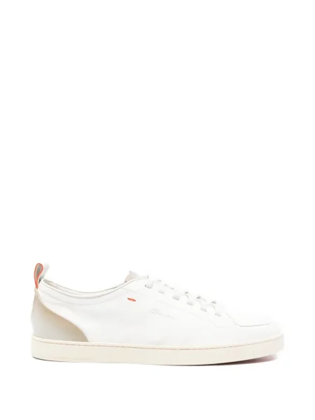 Sneakerși Santoni alb
