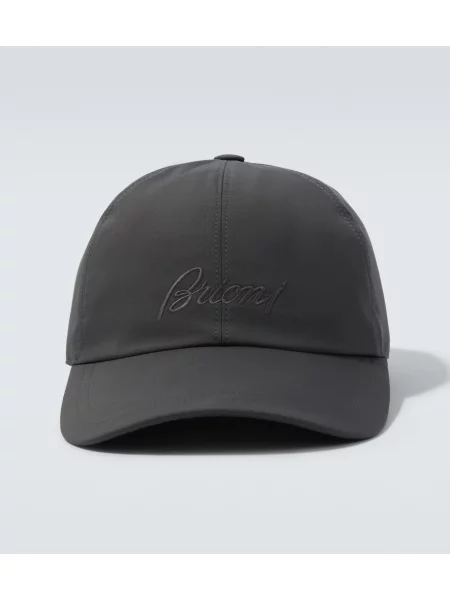 Șapcă Brioni cu broderie gri
