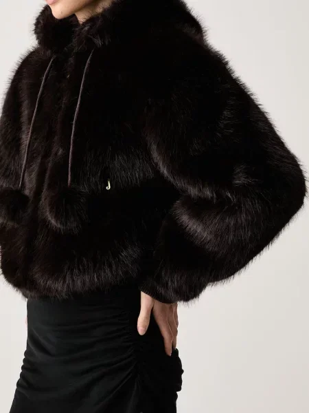 Juicy Couture демісезонна куртка HADI FUR HOODED