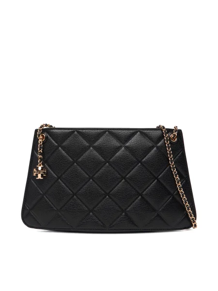 Táska Tory Burch Fleming Pochette fekete
